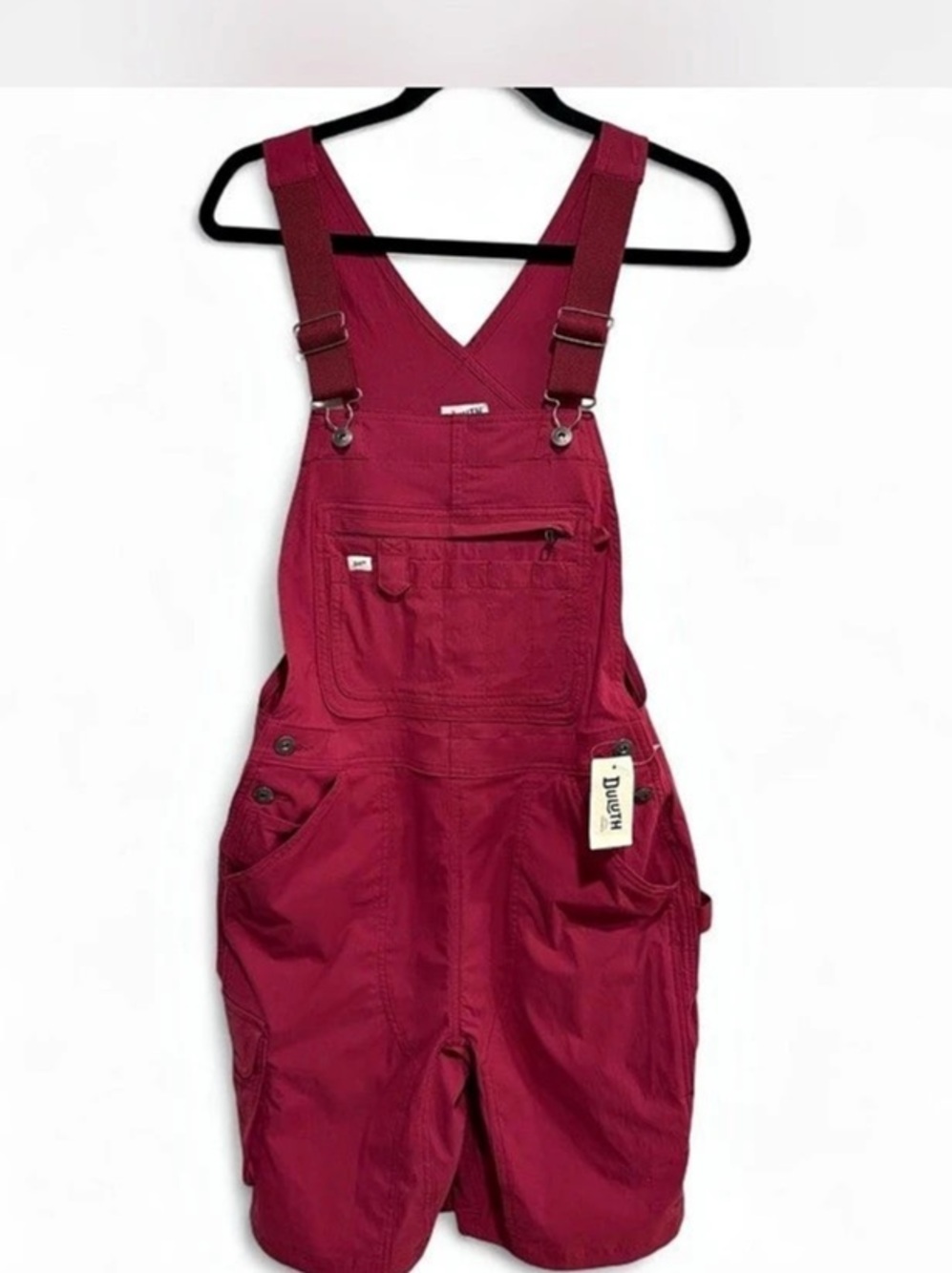 Duluth Women'Small Heirloom Gardening Overalls Gardening Overalls Burgundy Size